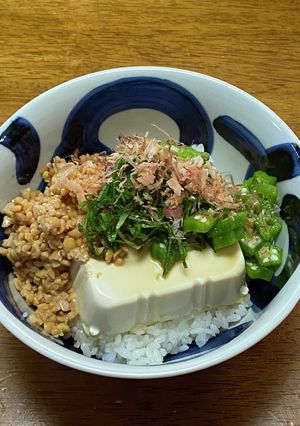 我が家の丼 さっぱり冷奴丼-レシピのメイン写真