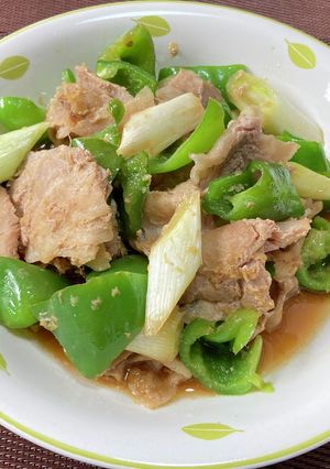 豚肉とピーマンの生姜焼き!(^^)!-レシピのメイン写真