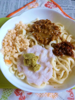 醤油うどん風冷やしうどん76~納豆とろろ-レシピのメイン写真