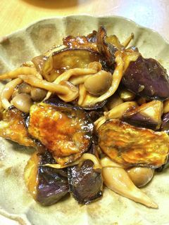 ナスとしめじの照り焼き-レシピのメイン写真