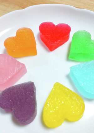 ☆推し色の琥珀糖☆(*´∀｀)ﾉ☆推し活-レシピのメイン写真
