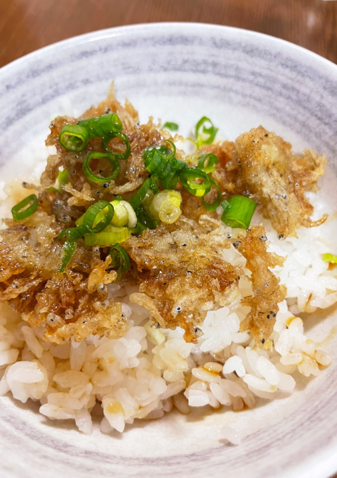 我が家の丼　しらす丼-レシピのメイン写真