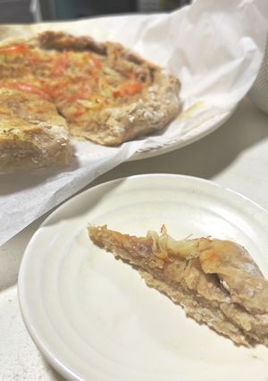 簡単！全粒粉マヨカニカマピザ♪-レシピのメイン写真