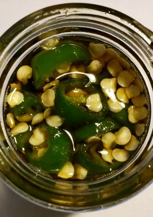 青唐辛子のコラトゥーラ漬け　（魚醤漬け）-レシピのメイン写真
