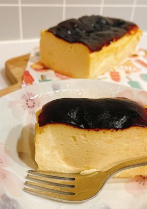 生クリーム不使用！米粉バスクチーズケーキ-レシピのメイン写真