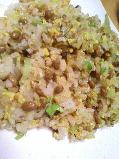 納豆チャーハンヾ(✿❛◡❛ฺฺ)ノ"-レシピのメイン写真