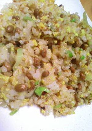 納豆チャーハンヾ(✿❛◡❛ฺฺ)ノ"-レシピのメイン写真