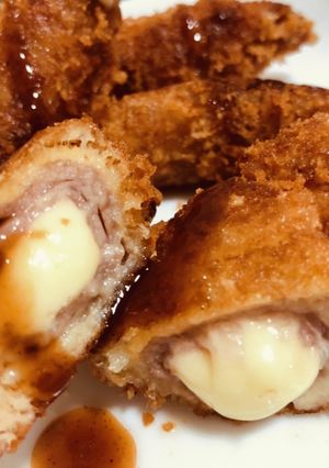 チーズ入りくるくる巻きとんかつ-レシピのメイン写真