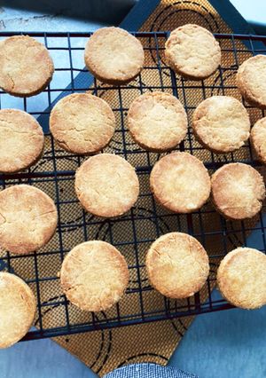コーンミールと全粒粉のクッキー-レシピのメイン写真