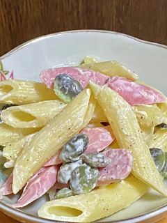 枝豆と魚肉ソーセージのマカロニサラダ-レシピのメイン写真