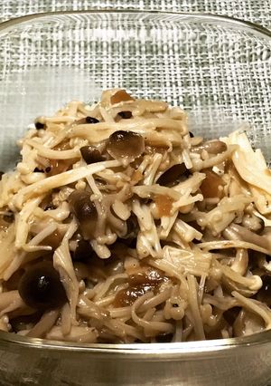 キノコの簡単ソテー☆梅酒の実入り-レシピのメイン写真