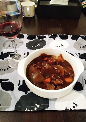 牛すじ肉でやわらかビーフシチュー☆圧力鍋-レシピのメイン写真