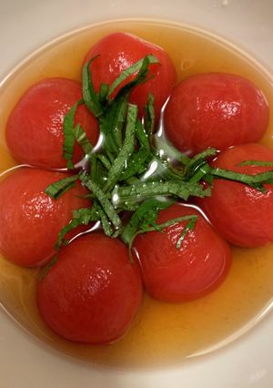 トマトのおひたし-レシピのメイン写真