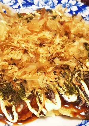おからパウダーで作るお好み焼き-レシピのメイン写真