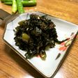 畑で収穫した唐辛子で作る、葉唐辛子の佃煮