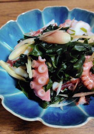 サッパリ美味しい◎タコとミョウガの酢の物-レシピのメイン写真