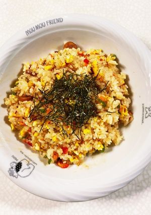明太子のパスタソースで炒飯-レシピのメイン写真
