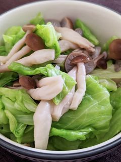 キャベツとしめじの温野菜サラダ-レシピのメイン写真