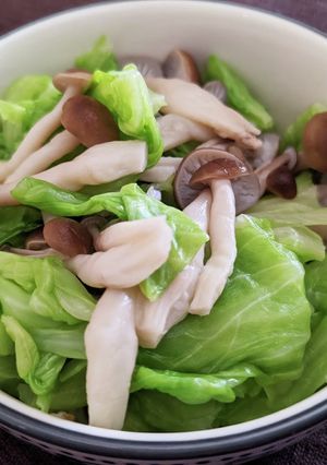キャベツとしめじの温野菜サラダ-レシピのメイン写真