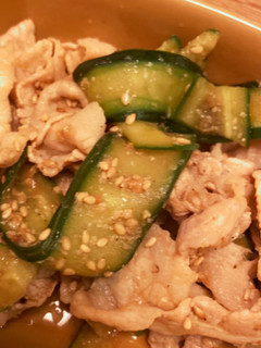 簡単 時短 豚しゃぶ味噌胡麻キュウリ和え-レシピのメイン写真