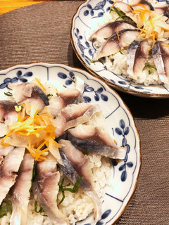 握らないから時短★しめ鯖のちらし寿司-レシピのメイン写真