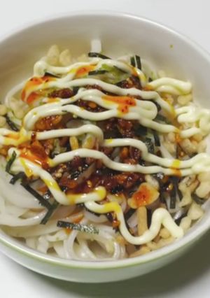 冷やしラー油うどん-レシピのメイン写真