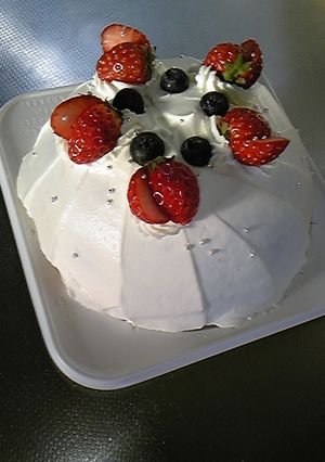 ズコット型バースデーケーキ-レシピのメイン写真