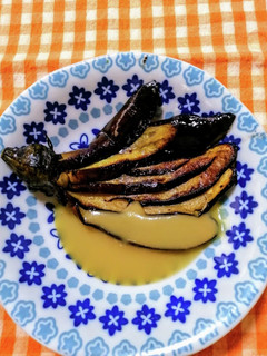 なすび一本ステーキ 白味噌がけ-レシピのメイン写真