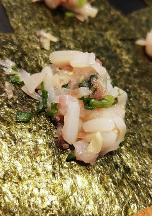 鯛/イカ/甘海老/塩なめろう-レシピのメイン写真