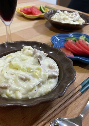 お鍋でグラタン(焼く手間なしver.)-レシピのメイン写真