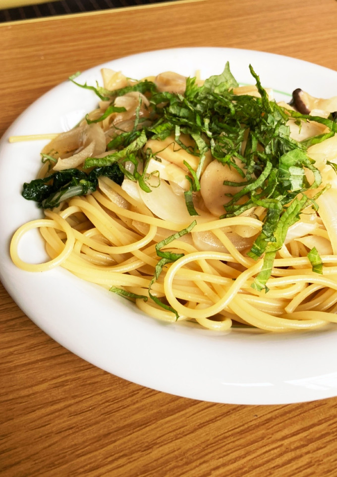 エリンギと玉ねぎの和風パスタ-レシピのメイン写真