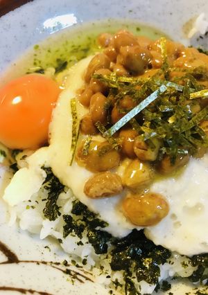 たまかけごはん●のりたま納豆やまかけ丼-レシピのメイン写真