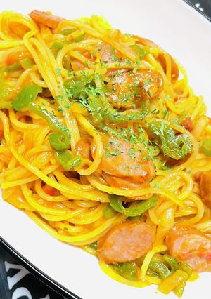 コストコ　後悔パスタ　ナポリタン-レシピのメイン写真