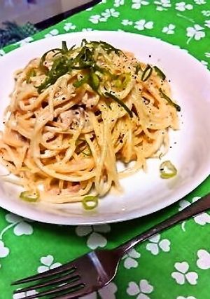 お手軽ツナマヨパスタ-レシピのメイン写真