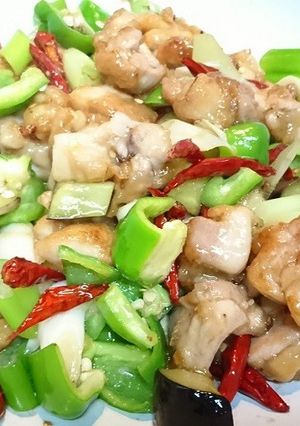 シビウマ!野菜入り辣子鶏(ラーズージー)-レシピのメイン写真