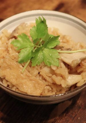 超簡単！舞茸お揚げの炊き込みご飯-レシピのメイン写真