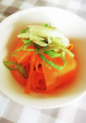 にんじんのひらひら素麺風-レシピのメイン写真