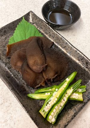 シャッキリ歯ごたえ♪きくらげのお刺身-レシピのメイン写真
