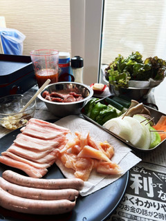 お部屋でBBQ気分♪我が家の焼肉ディナー-レシピのメイン写真