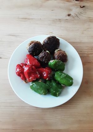ピーマンと椎茸の肉詰め-レシピのメイン写真