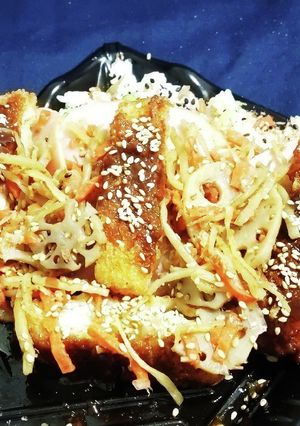“我が家の丼”トンカツ味噌味&きんぴら-レシピのメイン写真