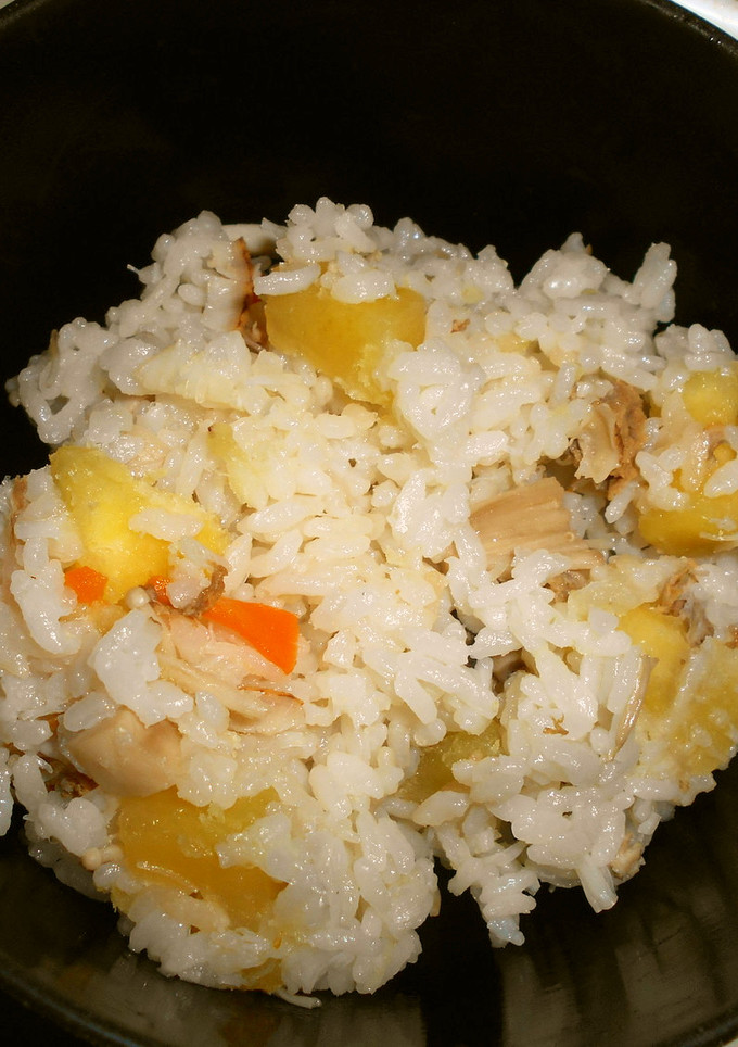 さつま芋と帆立の炊き込みご飯-レシピのメイン写真