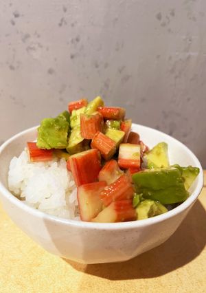 節約●カニカマポキ風-レシピのメイン写真
