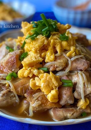 もやし3袋食す！鶏モモもやし炒め-レシピのメイン写真