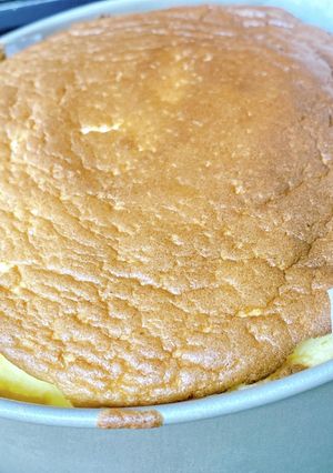 ヨーグルトで＊簡単スフレチーズケーキ-レシピのメイン写真