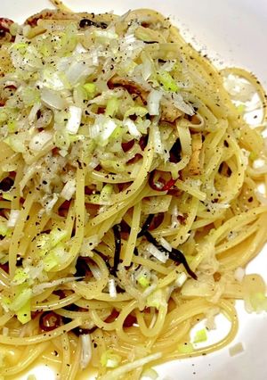 塩昆布で簡単!早い!和風ペペロンチーノ-レシピのメイン写真