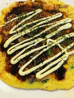 サラダパックのオムレツ風お好み焼き-レシピのメイン写真