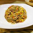 こんにゃくでご飯置換えパラパラさば缶炒飯
