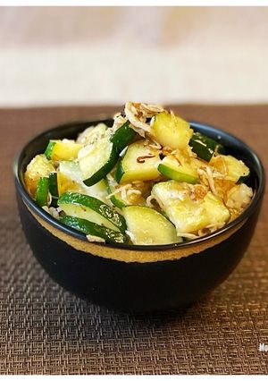 我が家の丼　炒めしらすとズッキーニ丼-レシピのメイン写真