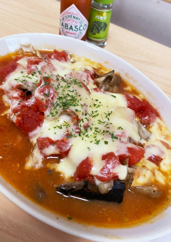 サバ缶と舞茸のうまいチーズのやーつ☆-レシピのメイン写真